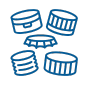 Plastic Powder Caps